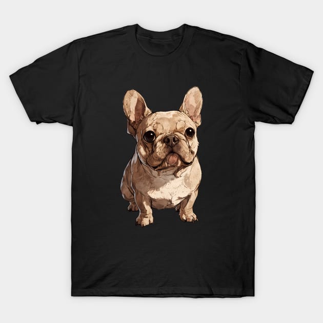 Isabella color French Bulldog T-Shirt by CandyApparel
